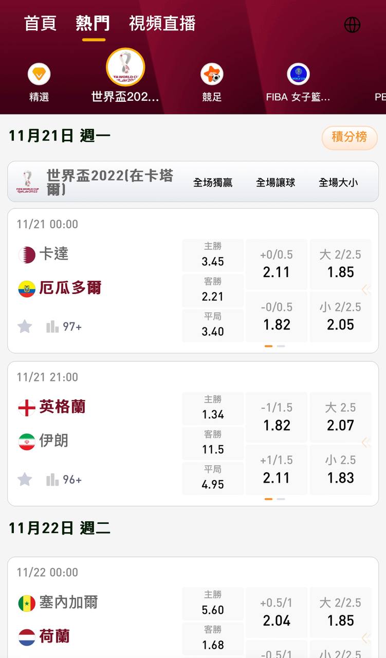 富遊體育投注